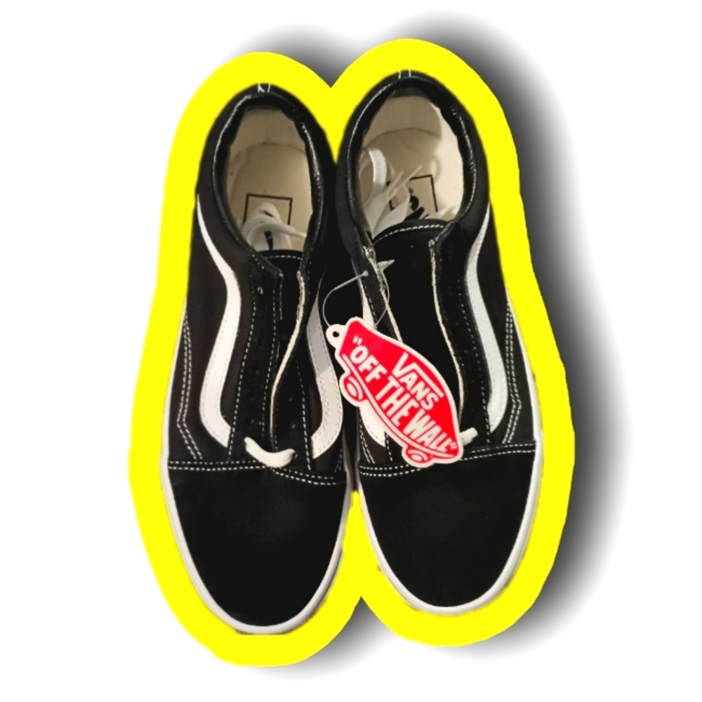 VANS Old Skools Blk/Wht - Picture 4 of 4